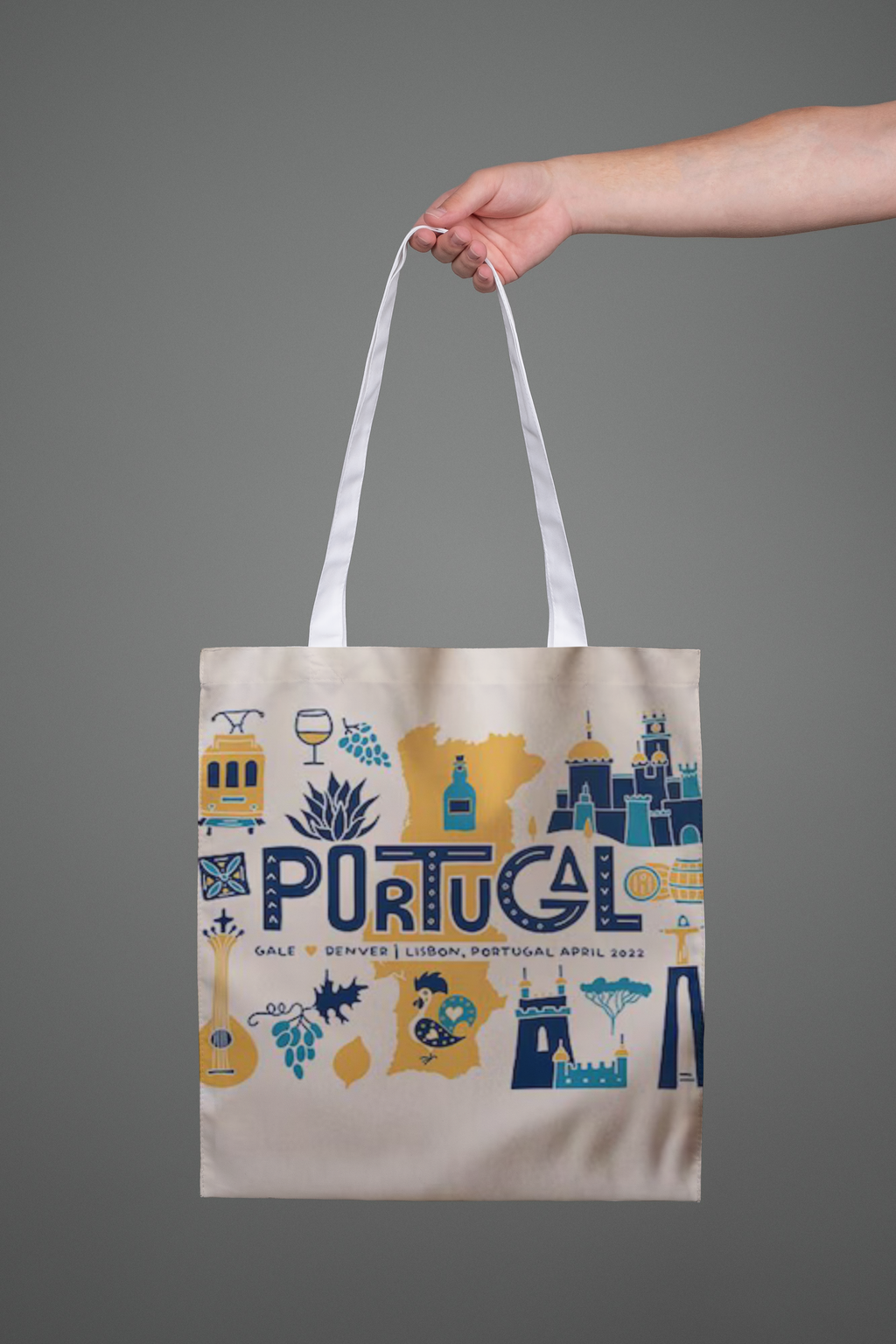 Unisex AOP Totebag NonZipper