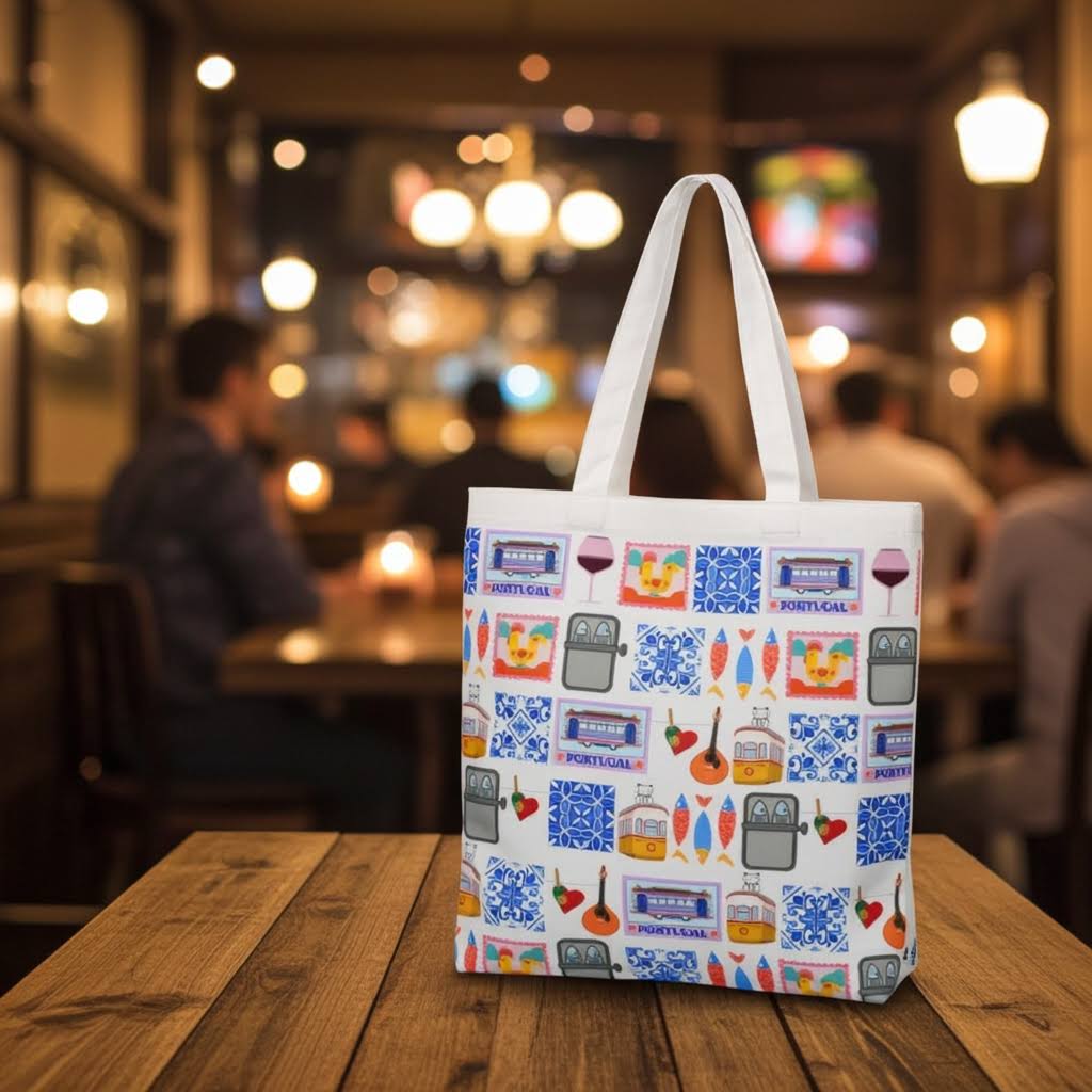 Lisbon Lifestyle Non zipper Tote Bag