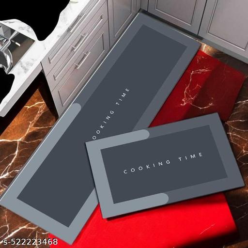 2 Pcs Kitchen Mats, Waterproof Memory Foam Kitchen Rugs, Standing Desk Mat Floor Mats, Runner Rug Carpets for Kitchen Floor, Sink - (120 * 40 cm, 40 * 60 cm Multicolour)